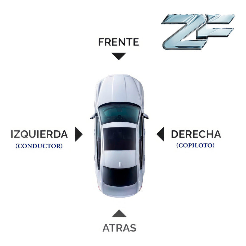 Mensulas Parachoque Delantero Vw Amarok 2018-2020 / Zf