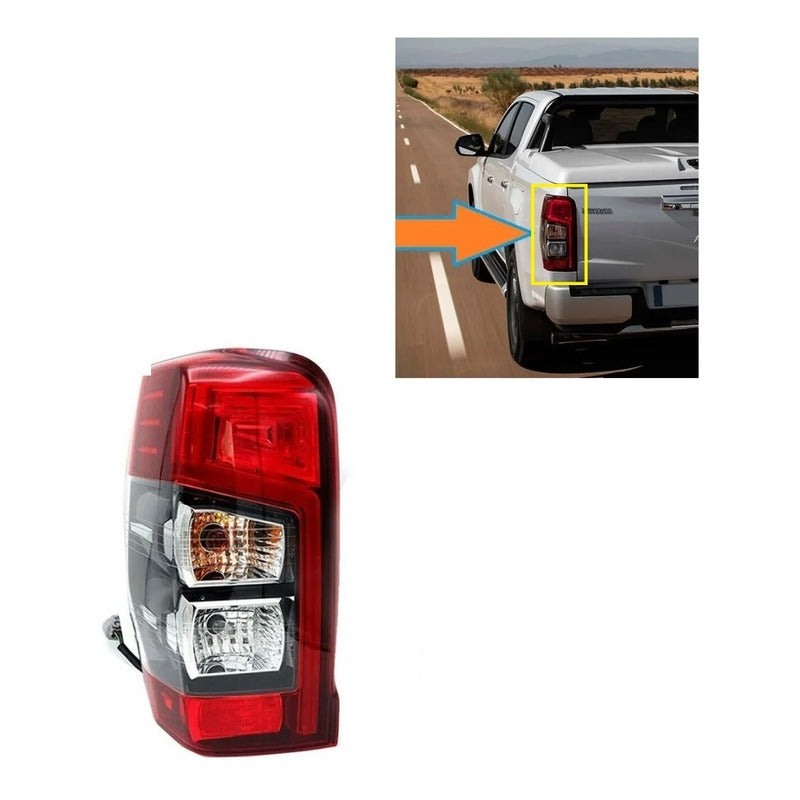 Farol Trasero Mitsubishi L200 Dakar  2019-2021 Doble Led /zf