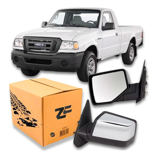 Espejo Electrico Cromado Ford Ranger 2006/2009