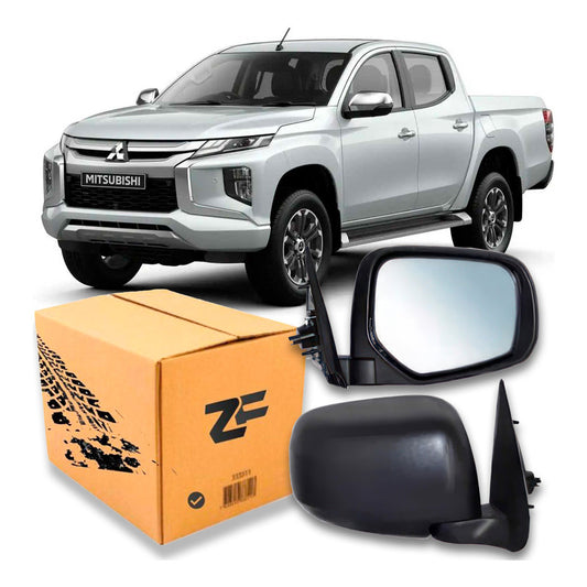 Espejo Mitsubishi L200 2016/2019 Negro Manual